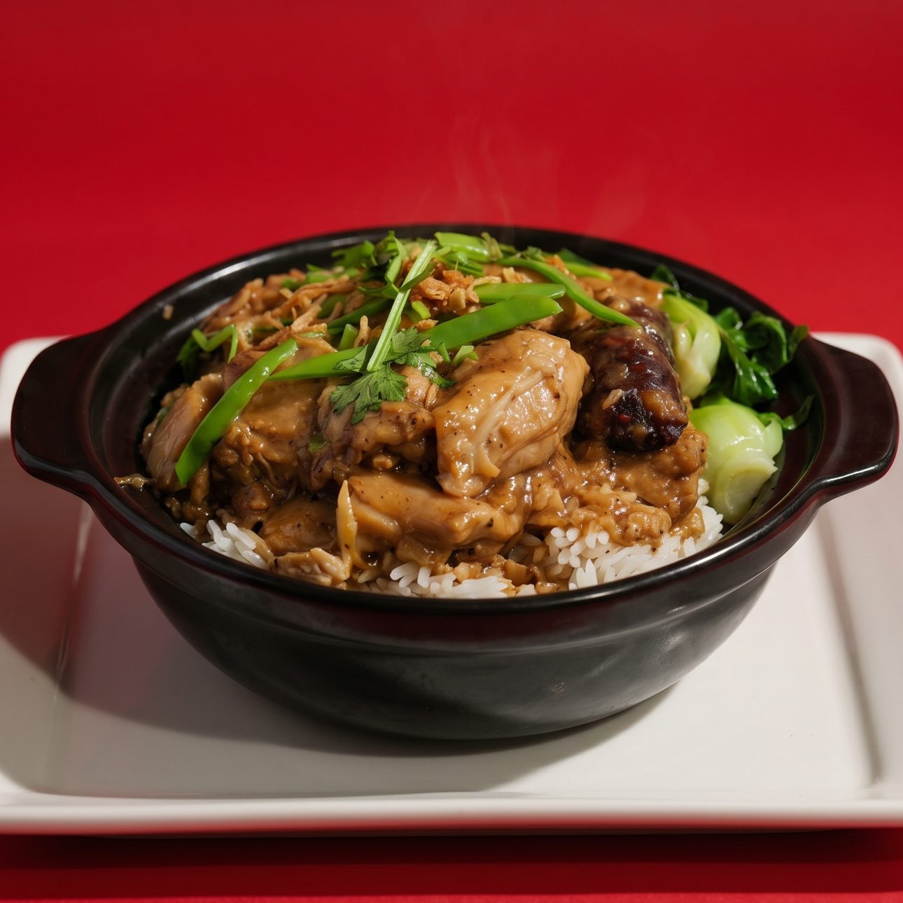 Clay Pot Ginger Chicken.