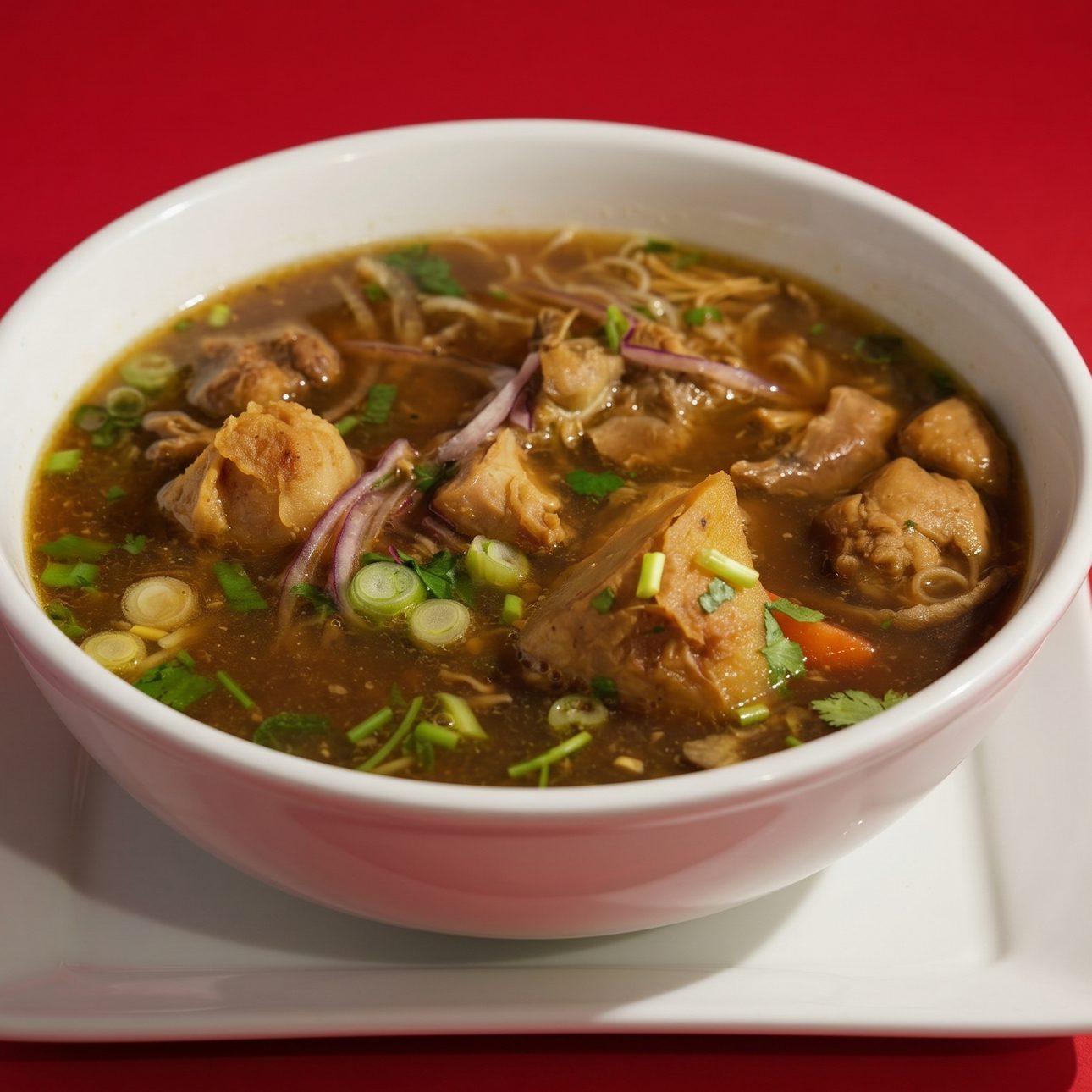 Curry Chicken Rice Noodles.