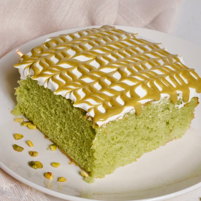 Pistachio Tres Leches.